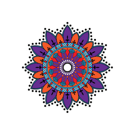 mandala icon  template imageのイラスト素材