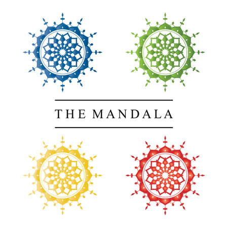 Mandala icon   template designのイラスト素材