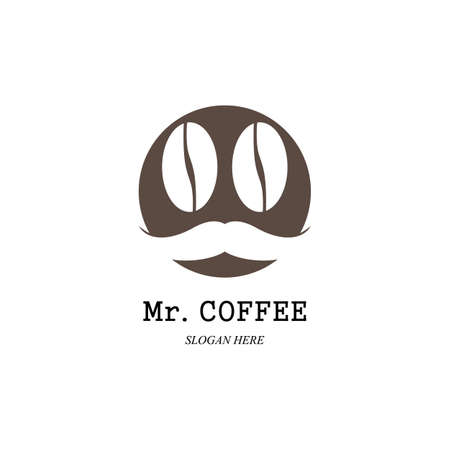 Coffee cup Logo Template vector icon designのイラスト素材