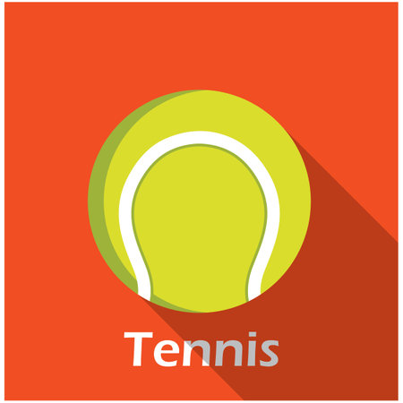 tennis logo with racket and slogan templateのイラスト素材