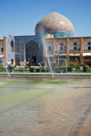 Sheikh Lotf Allah Mosque is an architectural masterpiece of Safavid Iranian architectureのeditorial素材