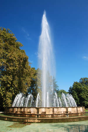 Music Fountain on Margaret Island, Budapestの写真素材