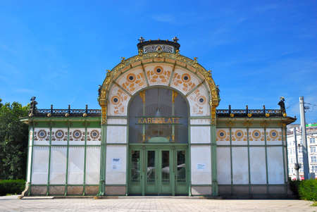 Karlsplatz Stadtbahn Station, Viennaのeditorial素材