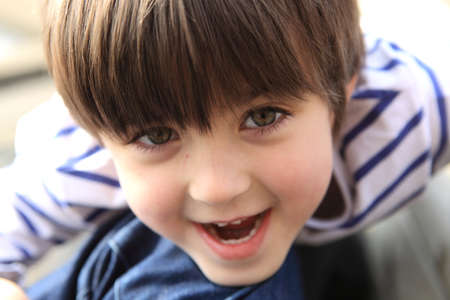 Happy young boyの写真素材