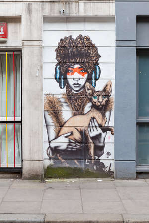 Street art in Londonのeditorial素材