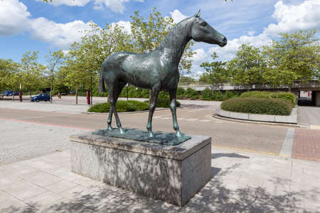 Black Horse, by Elisabeth Frink, in Milton Keynesのeditorial素材