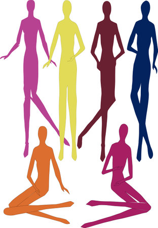 Handmade Female Fashion Design, Illustrationのイラスト素材