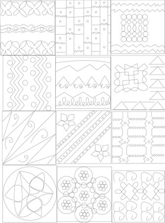 Handmade Fashion Pattern Design, Illustrationのイラスト素材
