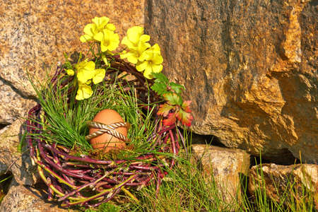 Egg on the Rockの写真素材