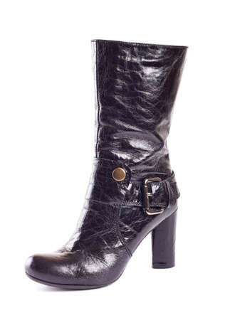 Female boot isolated on white background の写真素材