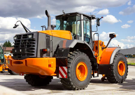 New and modern Construction Vehicleの写真素材