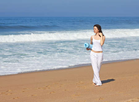 Sport on the beachの写真素材