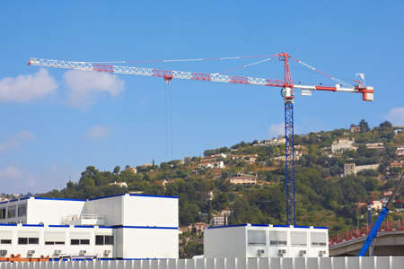 Construction of the industrial buildingsの写真素材