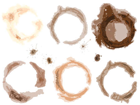 Coffee cup printsのイラスト素材