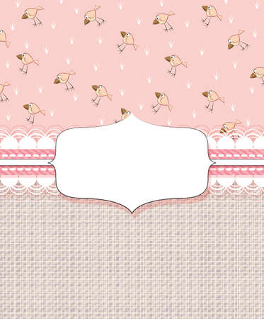baby shower cardのイラスト素材