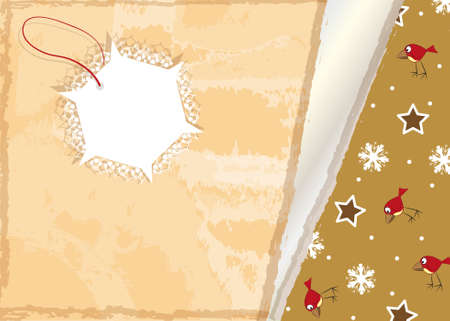 Christmas wrapping paperのイラスト素材