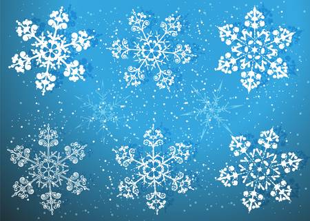 Snowflakesのイラスト素材