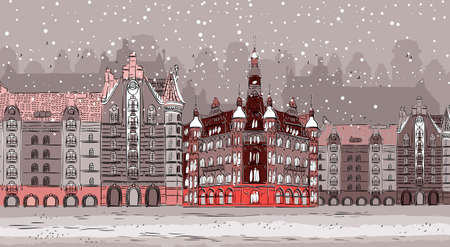 Christmas City のイラスト素材