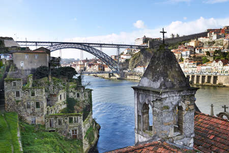 Old houses in Porto, Portugal の写真素材
