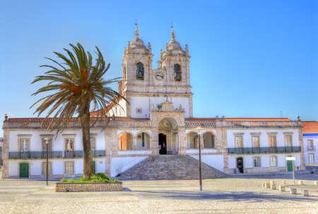 Church. Nossa Senhora da Nazare sanctuaryの写真素材