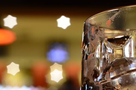 Draft Beer in the Bar - Prague, Czeech Republicの写真素材