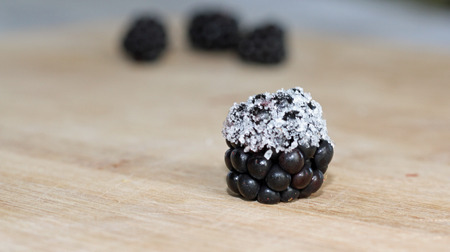 Sugarcoated Blackberriesの写真素材