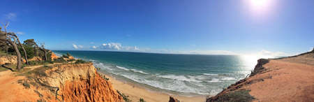 Coastal view from  the Algarveの写真素材