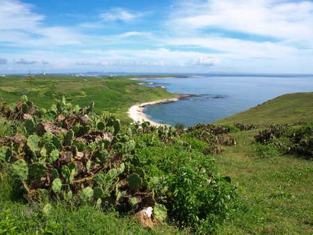Beautiful beach of Wang-an in Peng Hu, Taiwanの写真素材