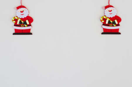 Christmas background with Santa Clausの写真素材