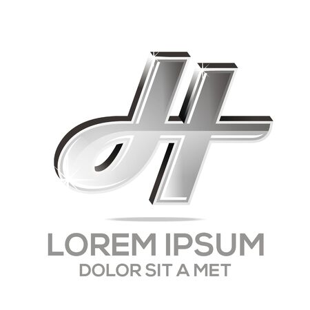 Vector Letter H Element Iconのイラスト素材