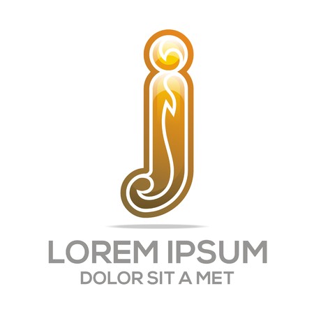 Vector Letter I Element Iconのイラスト素材