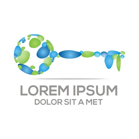 Key Vector Element businessのイラスト素材