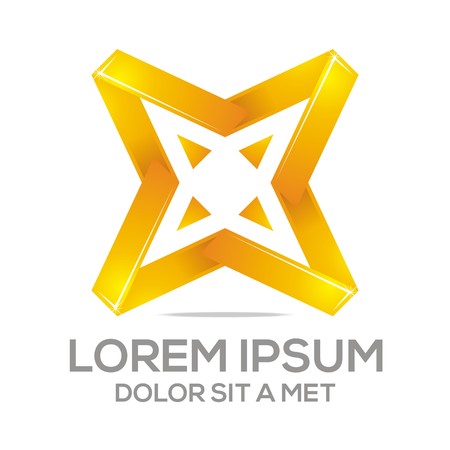 Abstract Emblem Innovation Idea Concept Strategy Solutionのイラスト素材