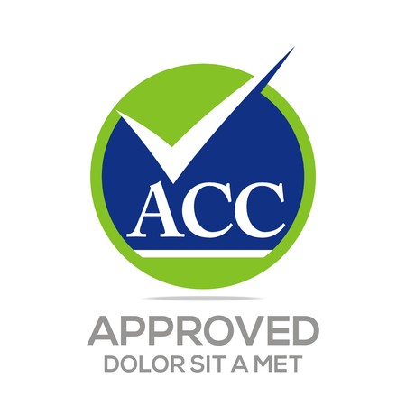 Logo Approved Icon Acc Conceptのイラスト素材