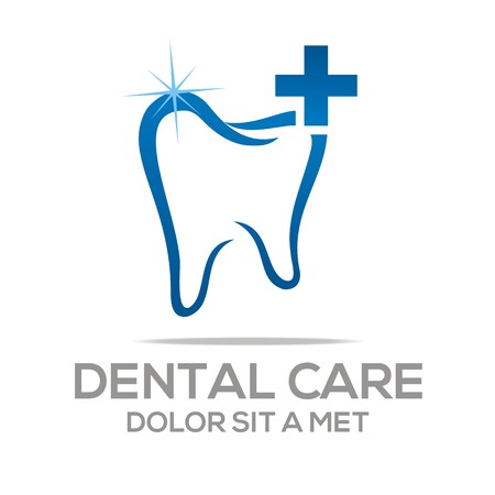 Logo Dental Healthy Care Tooth Protection Oralのイラスト素材