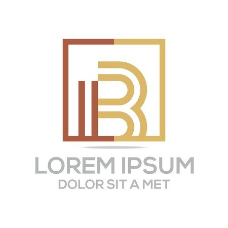 Logo Vector Alphabet B letter Elegantのイラスト素材