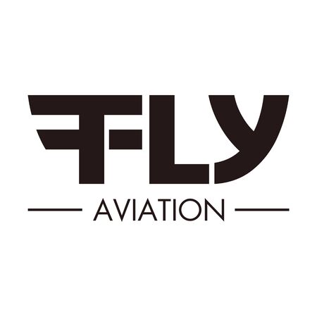 Logo Abstract Flying Vector Aviationのイラスト素材