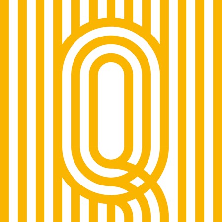 Logo Letter Line Q Alphabet Vector Designのイラスト素材