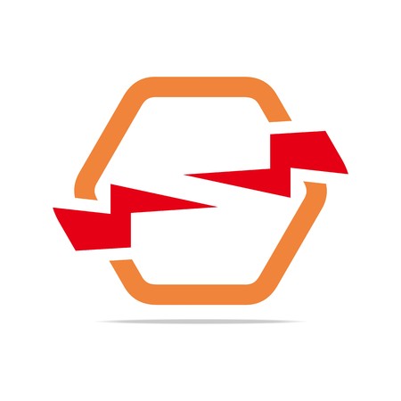 Logo Electricity Power Icon Design Symbol Abstractのイラスト素材