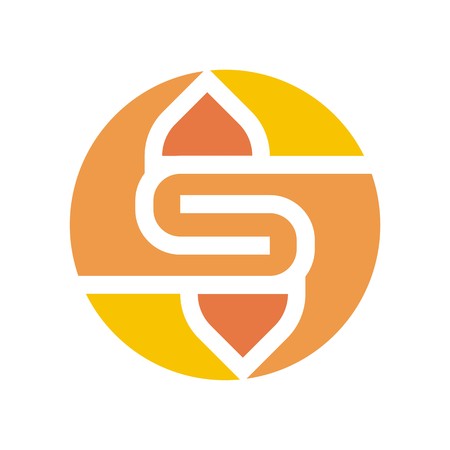 Logo Design Company Name Letter S Infinity Connecting Symbol Icon Abstract Vectorのイラスト素材