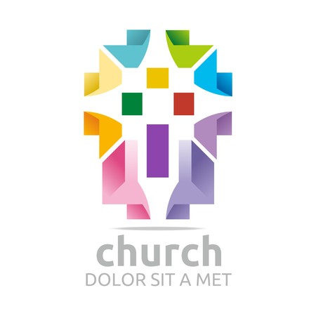  Chruch Croos Christian Icon Symbol Abstractのイラスト素材