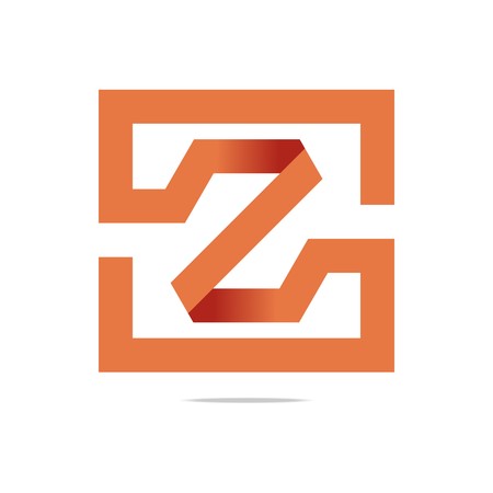 Abstract infinity lettering icon design logo dynamic graphicのイラスト素材