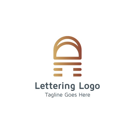 Lettering Aのイラスト素材