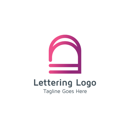 Lettering Aのイラスト素材