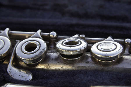 Flute keysの写真素材