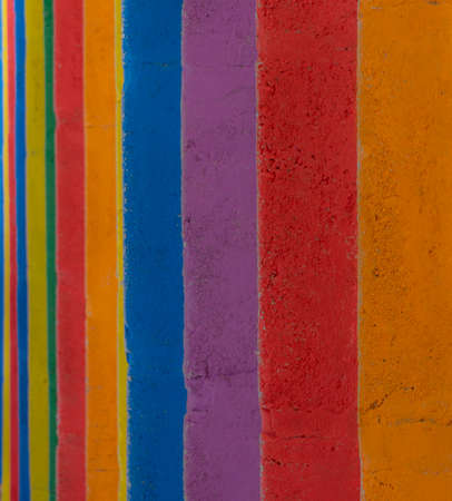 multicolored cementの写真素材