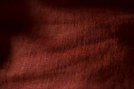 detail of a linen cushionの写真素材