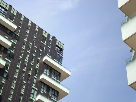 Low angle view of skyscraper