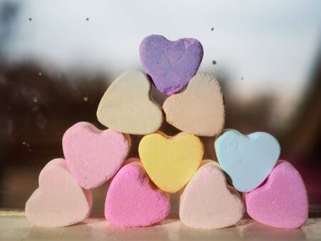 Colored Hearts