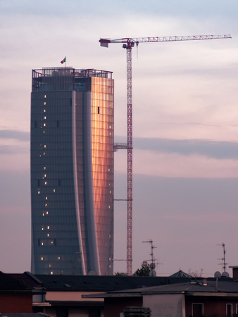 Tower constructionの写真素材